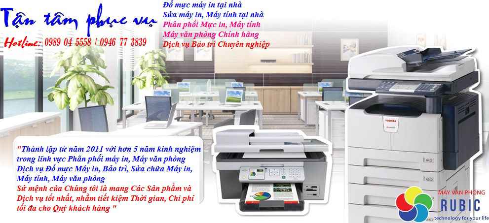 Đổ mực máy in, đổ mực máy in tại nhà Hà Nội